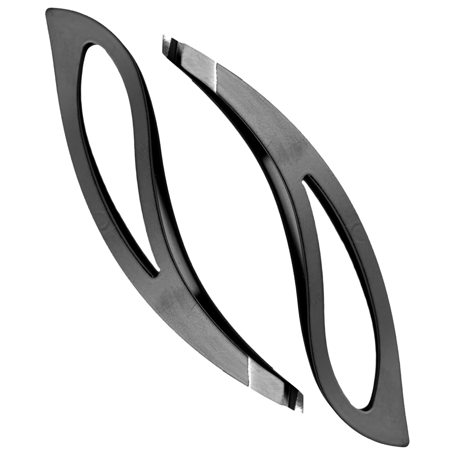 精密な斜め先端の眉毛用ピンセット ステンレス製 眉毛シェイパー 顔、鼻、顎の不要な毛を除去 女性男性用美容