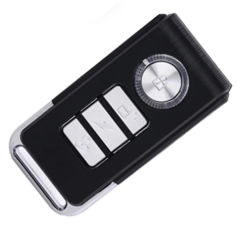 B92B-Bike Motorbike Anti-Theft Alarm 113Db Wireless Vibration Remote Control Bicycle Alarm Security Protection Home Outdoor