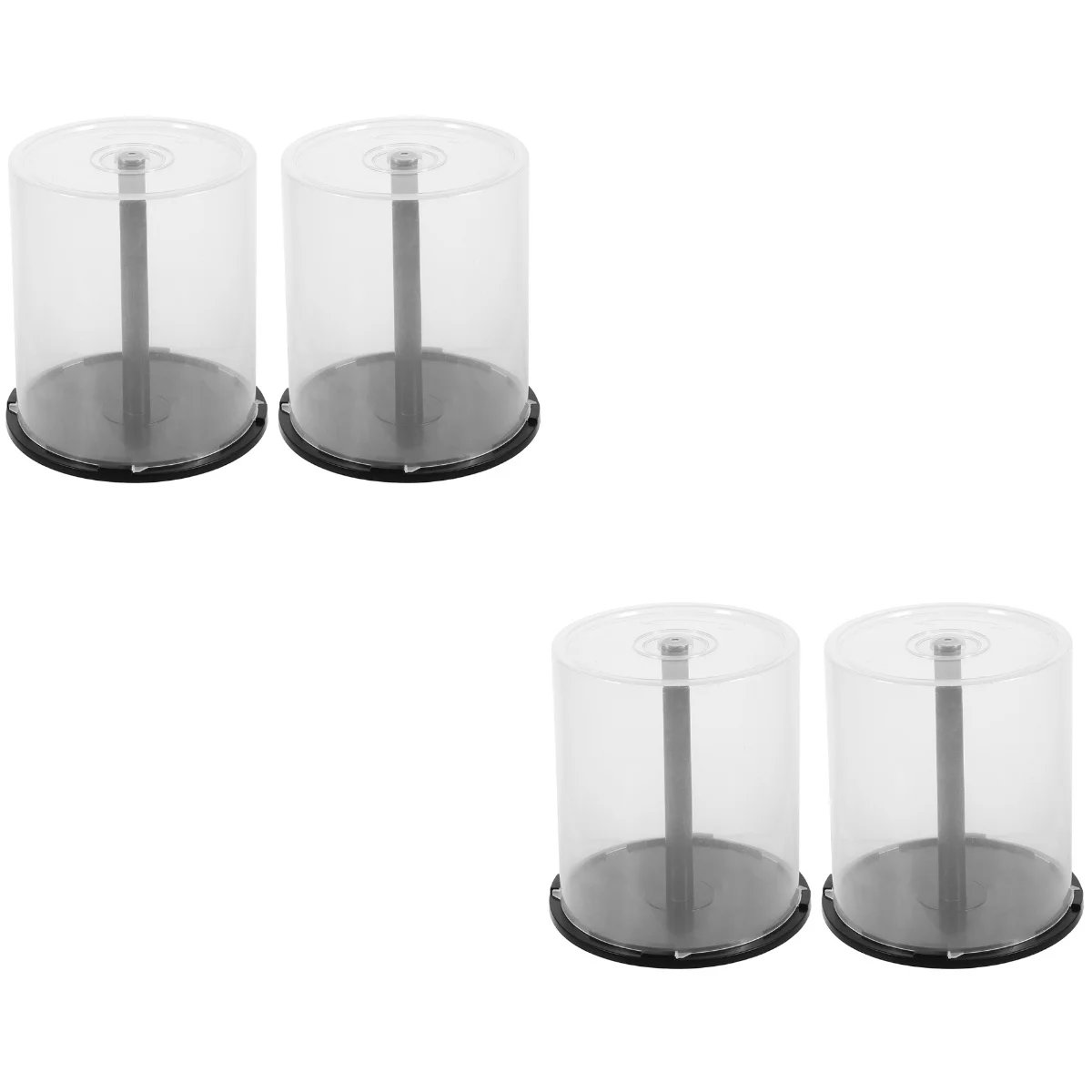 

2 шт., портативные ведра для хранения дисков