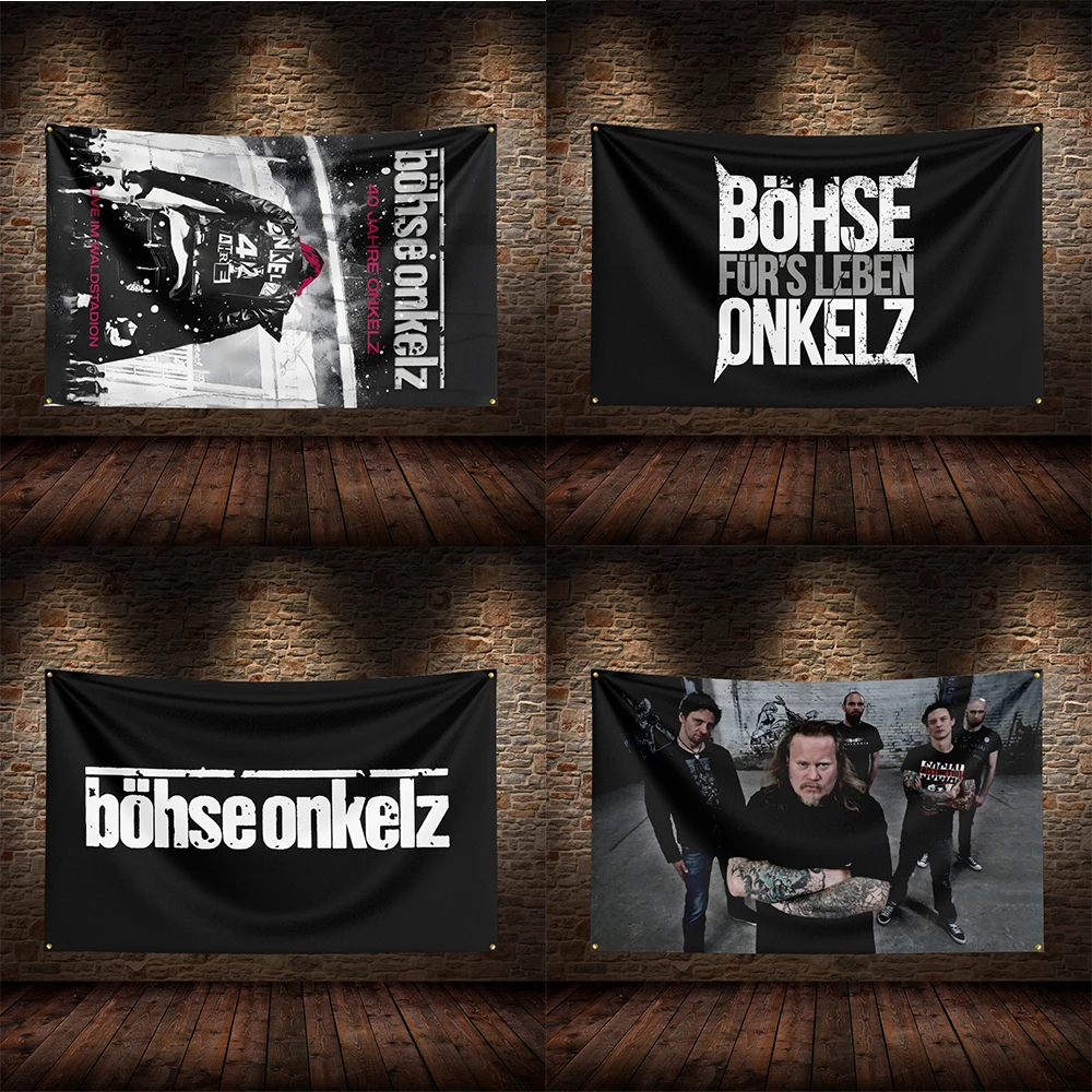 3x5 Ft B-Bohse Onkelzs Flag Warrior Movie Poster Adventure Tapestry Background Yard Idea For Party Banner Table Wall Decor