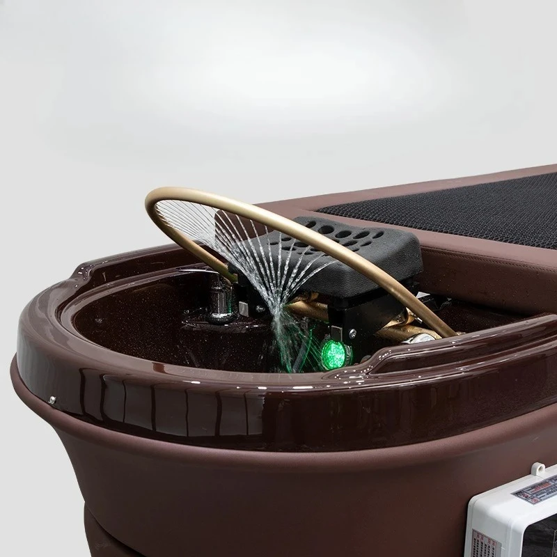 

BSmokeless Moxibustion Hair Treatment Shampoo Bed i Hairdressing Water Circulation Fumigation Bed