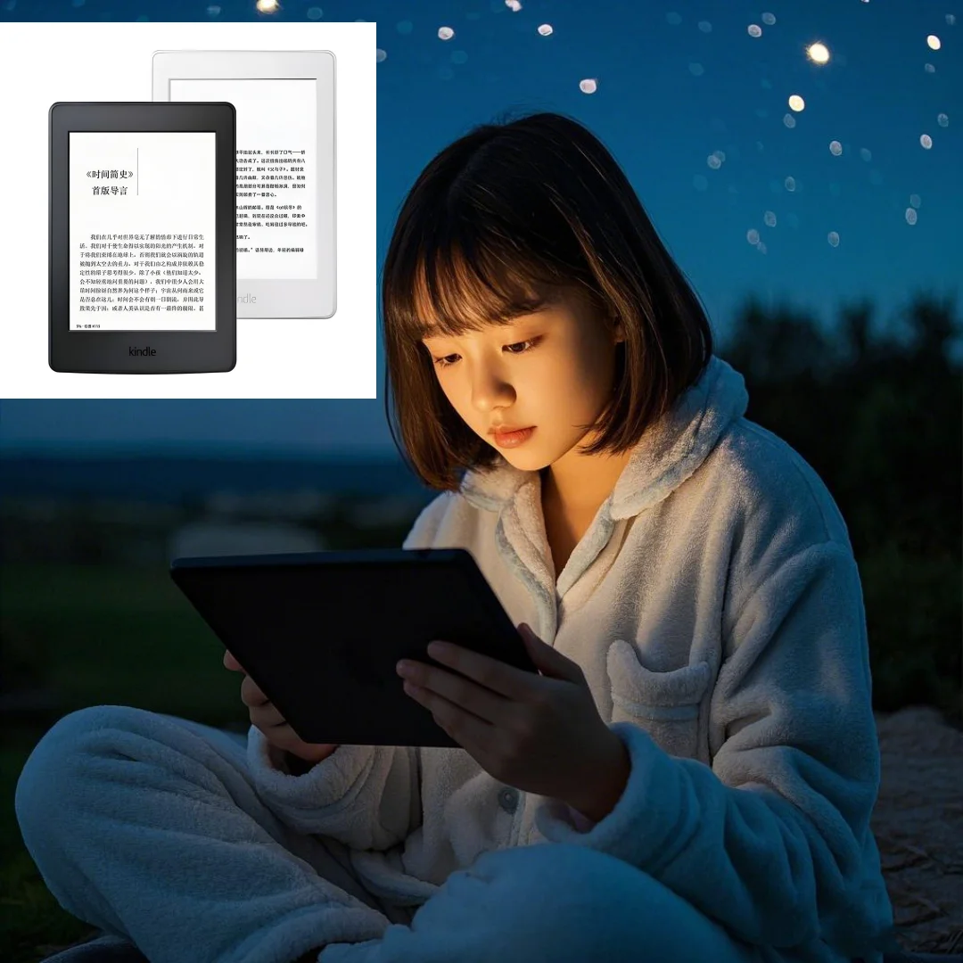 قارئ الكتب الإلكترونية المستخدمة Kindle Paperwhite 7th 4GB ذو حالة جيدة، كتاب الحبر الإلكتروني المدمج في الضوء مقاس 6 بوصات لجهاز Kindle kobo