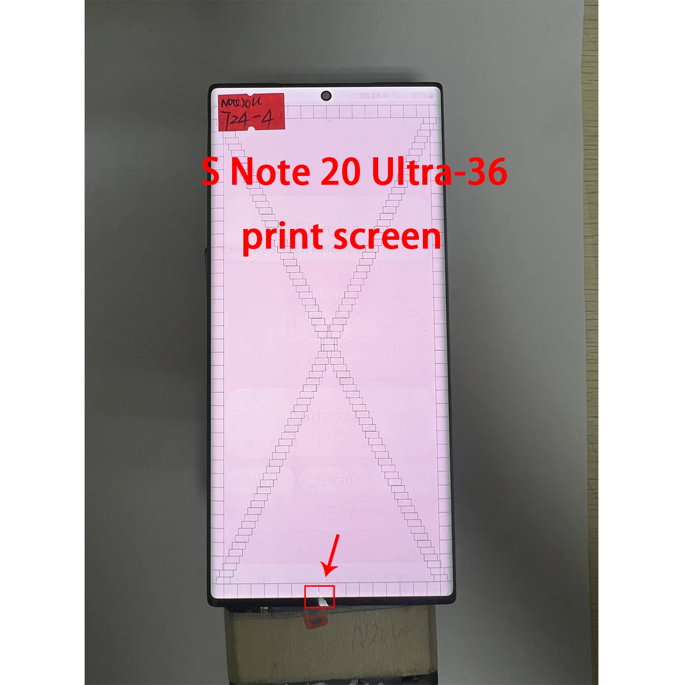 AMOLED For Samsung Galaxy Note 20 Ultra N986F N986B With Dot Line Burn LCD Display Touch Screen No Fra Defective Series Parts - view 6