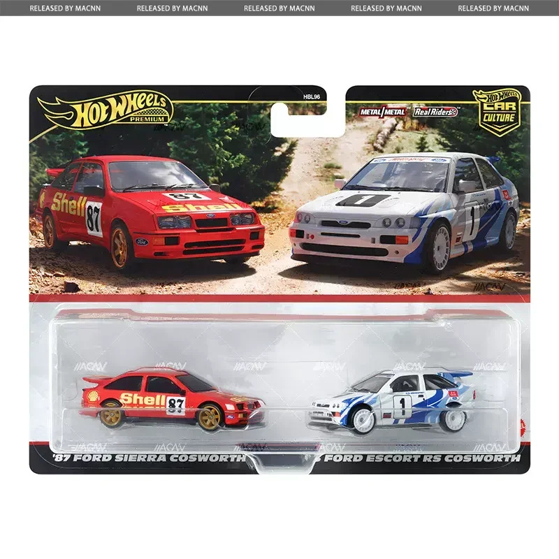 Оригинальные игрушки Hot Wheels Premium Car Culture для мальчиков 1/64 литая Toyota Land Cruiser Ford Sierra Cosworth Escort RS Mazda RX7