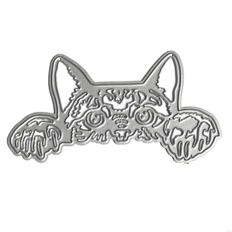 

Q0KA for Cat Metal Cutting Dies Stencil Scrapbooking DIY Album Stamp Paper Card Mold Embossing Decoration