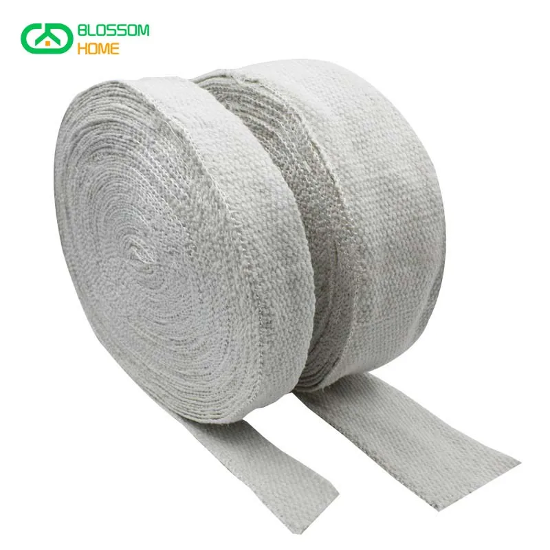 Width 30mm 50mm 100mm Ceramic fiber tape,flame retardant,tropical,high temperature resistant,Smoke exhaust pipe fireproof