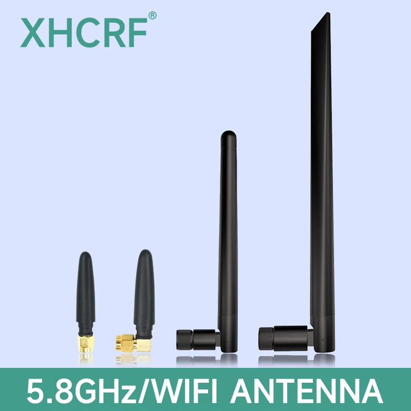 

5PCS 5.8GHz FPV Foldable Antenna SMA Male Right Angle for UAV Wireless Module Router Mini 5.8GHz Aerial