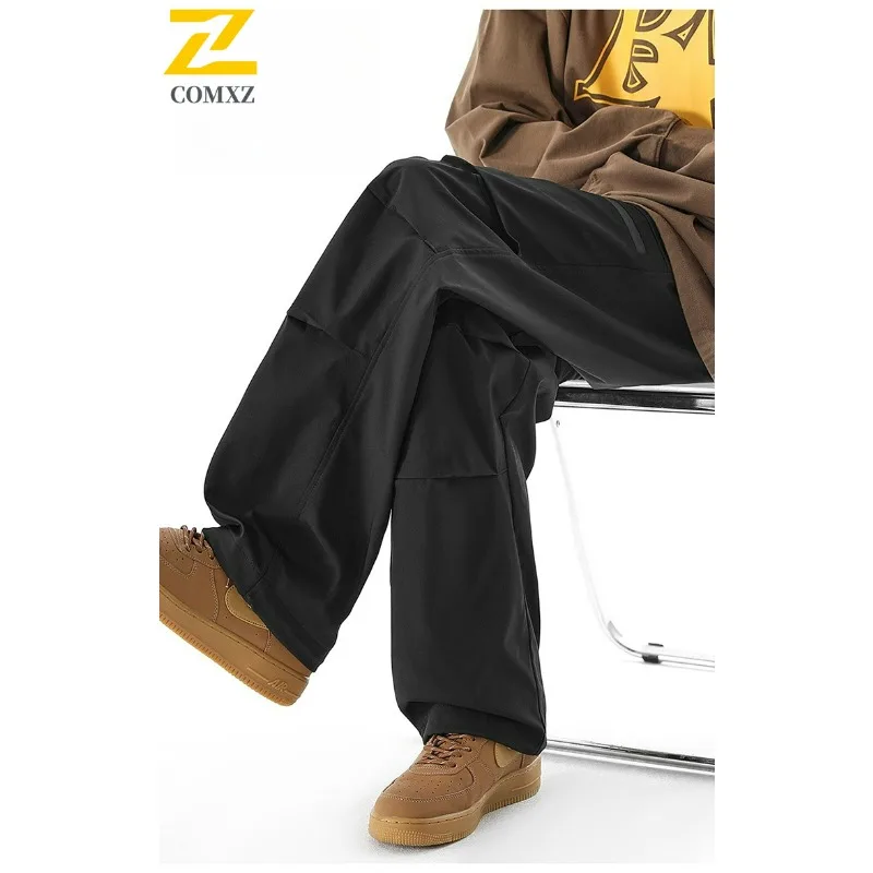 جديد الذكور البضائع السراويل مريحة فضفاضة تناسب كبيرة الحجم السراويل الطويلة في الهواء الطلق عداء ببطء ممارسة الربيع والخريف تنفس السراويل