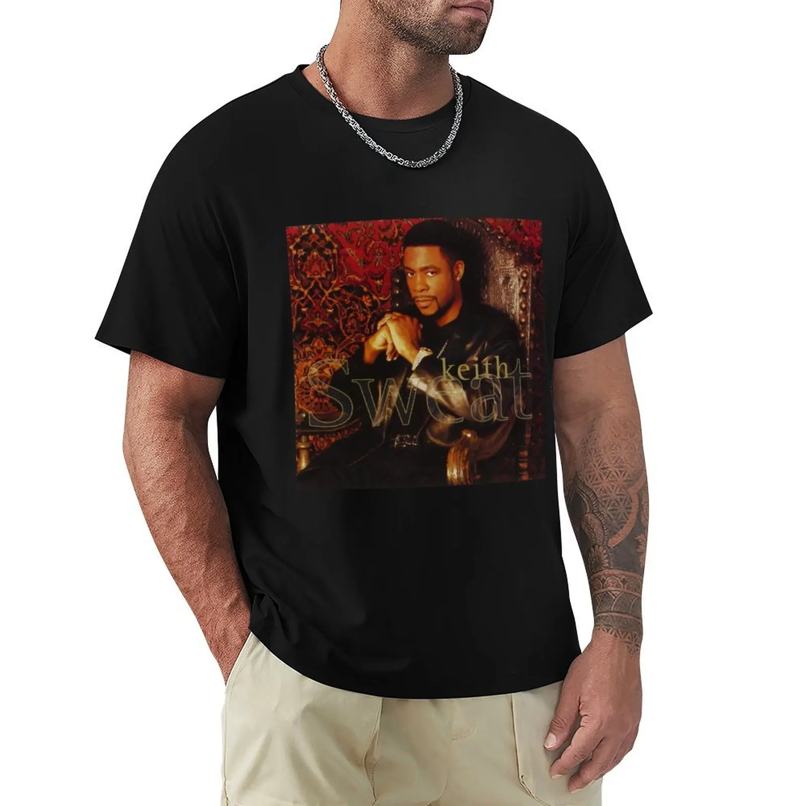 Keith Sweat great T-Shirt man t shirt cotton high quality T-Shirt