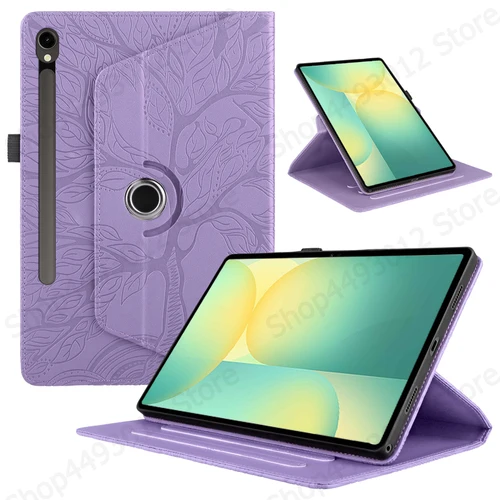 Funda para Samsung Tab S10 FE, Funda con soporte giratorio 360 en relieve para tableta Galaxy Tab S10 FE de 10,9 pulgadas sm-x520 x526b