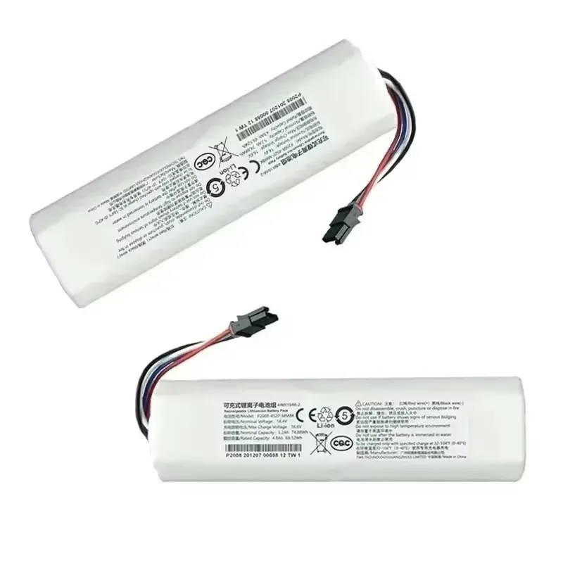 12800mAh بطارية ليثيوم أيون حزمة P2008-4S2P-MMBK الأصلي ل Dreame روبوت فراغ ممسحة الأنظف D9 F9 L10 L10 Pro 4INR19/66-2