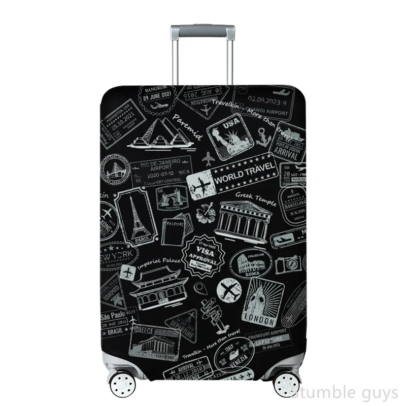 

Защитный эластичный чехол для багажа, устойчивый к износу, пыленепроницаемый, практичный для путешествий, подходит для чемоданов 18-32 дюймов.