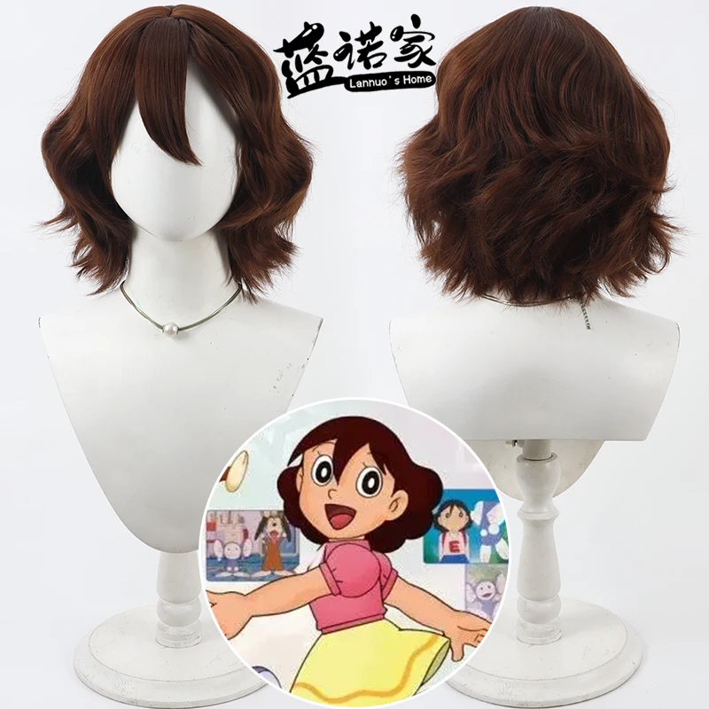 อะนิเมะชิมปู เอริ คอสคอสเพลย์วิกผมฮาโลวีนปาร์ตี้คาร์นิวัลอุปกรณ์ประกอบฉากผมสังเคราะห์เส้นใยทนความร้อน + หมวกวิกผม