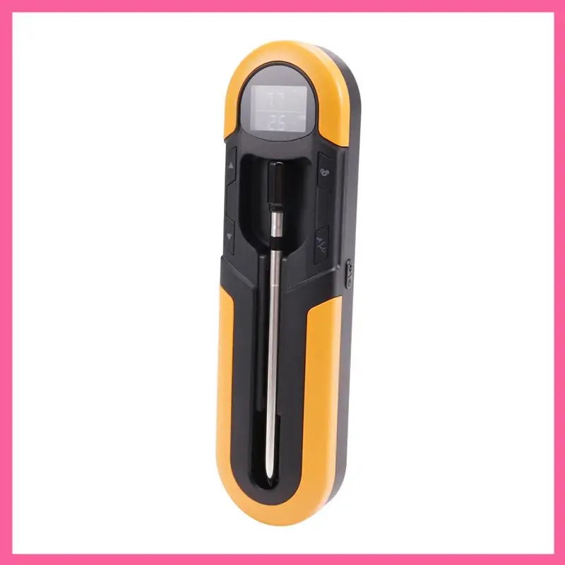 

HOT-Wireless Thermometer Food Meat Steak Digital Bluetooth Barbecue Accessories Kitchen Oven Grill BBQ Smart Thermometers