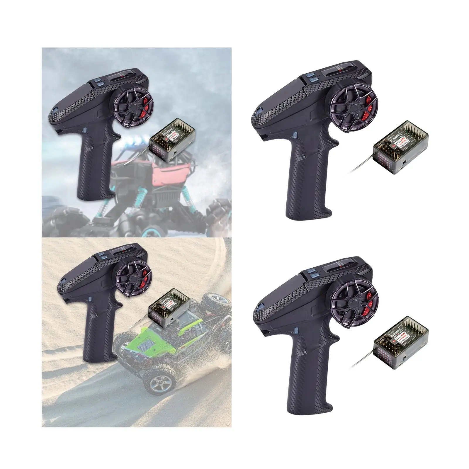 6 Channel Remote Controller with Receiver Lightweight for RC Helicopter Tank
