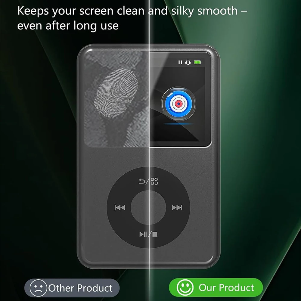 2–6 Stück, transparente, flexible Schutzfolie für den Bildschirm, geeignet für den INNIOASIS Y2 Y1 128-GB-MP3-Player. – Detail 5