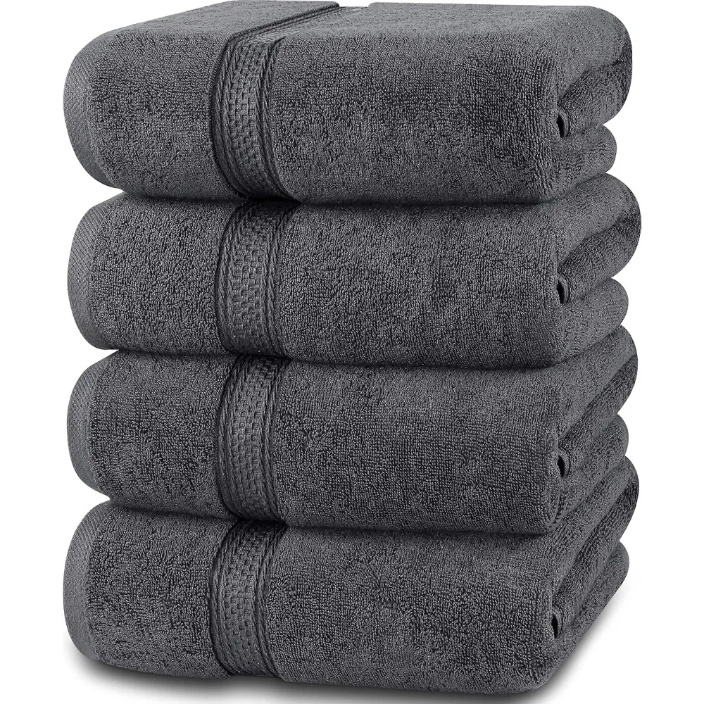 

Набор из 16 банных полотенец премиум-класса, (27 x 54 дюйма), 100% хлопок с пряницей, 600 г/м2, легкий и высокопоглощающий