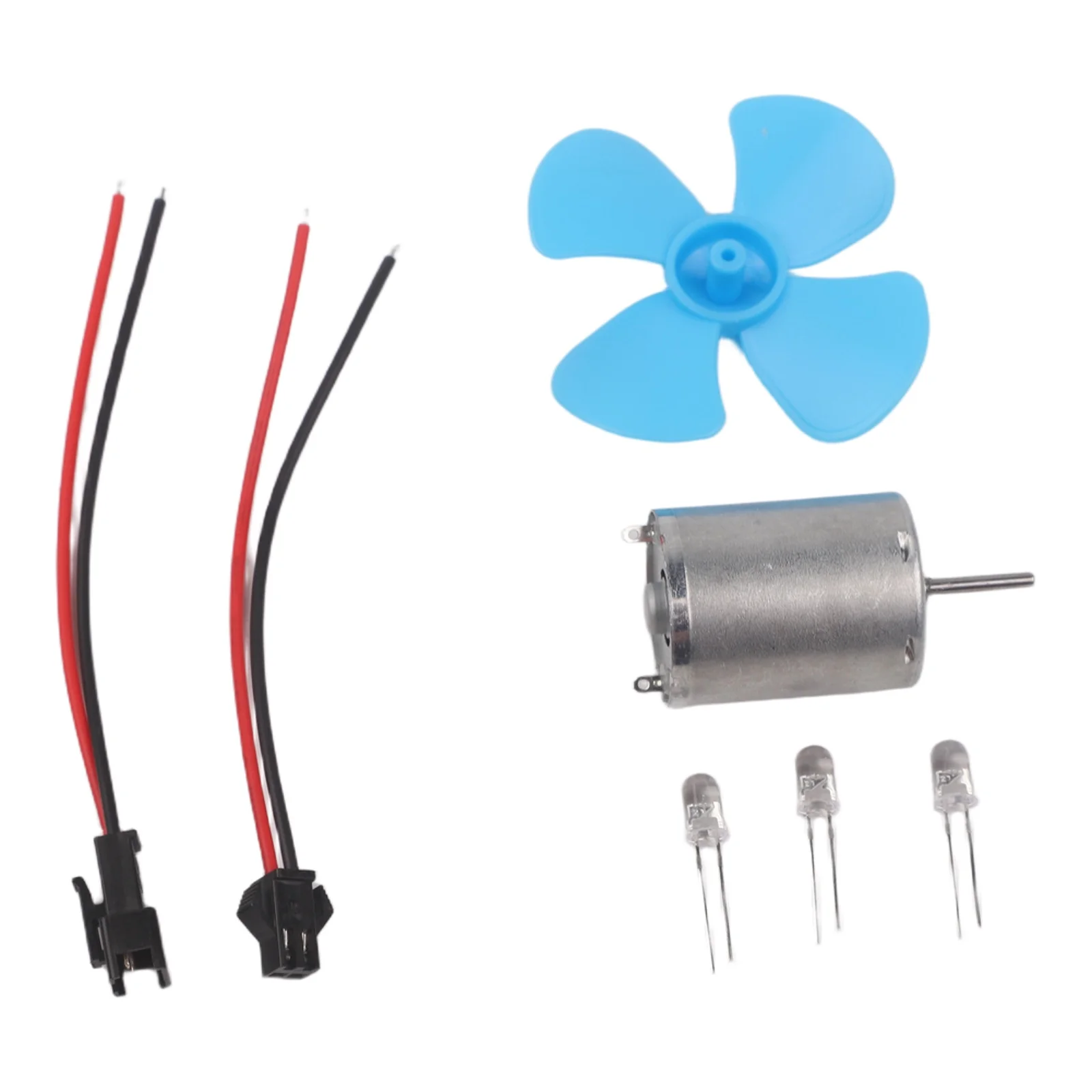 Small Wind for turbine Generator Kit with DC Motor and Fan Blade for DIY Science Experiments and Renewable Energy Demonstrations