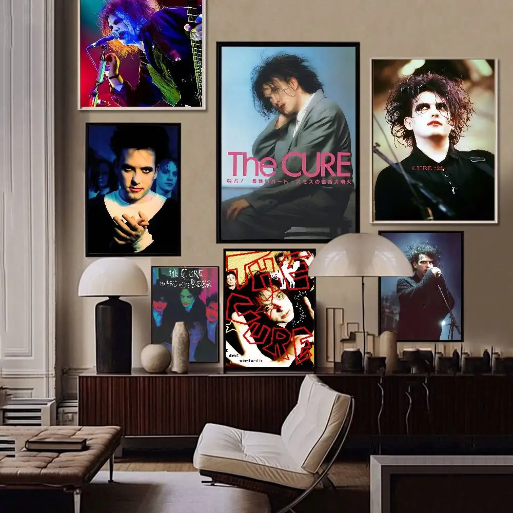 Classic Band T-The C-Cure Classic Vintage Posters Whitepaper Prints Posters Artwork Kawaii Room Decor