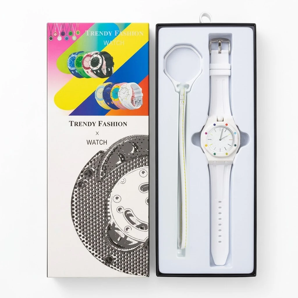 Factory Direct Sale No Logo Innovative Pendant Hanging Quartz Watch Removable Collaboration Royal Color Decorative Clock Relogio