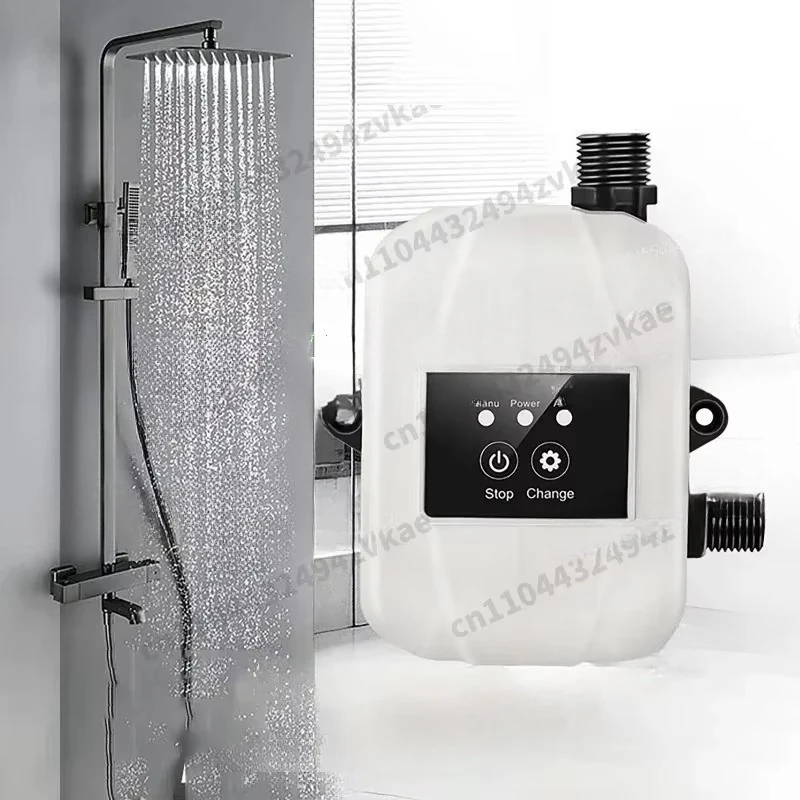 Water Pressure Booster Pump - SilentRecirculating Pump for Home Showers150W 24V Automatic