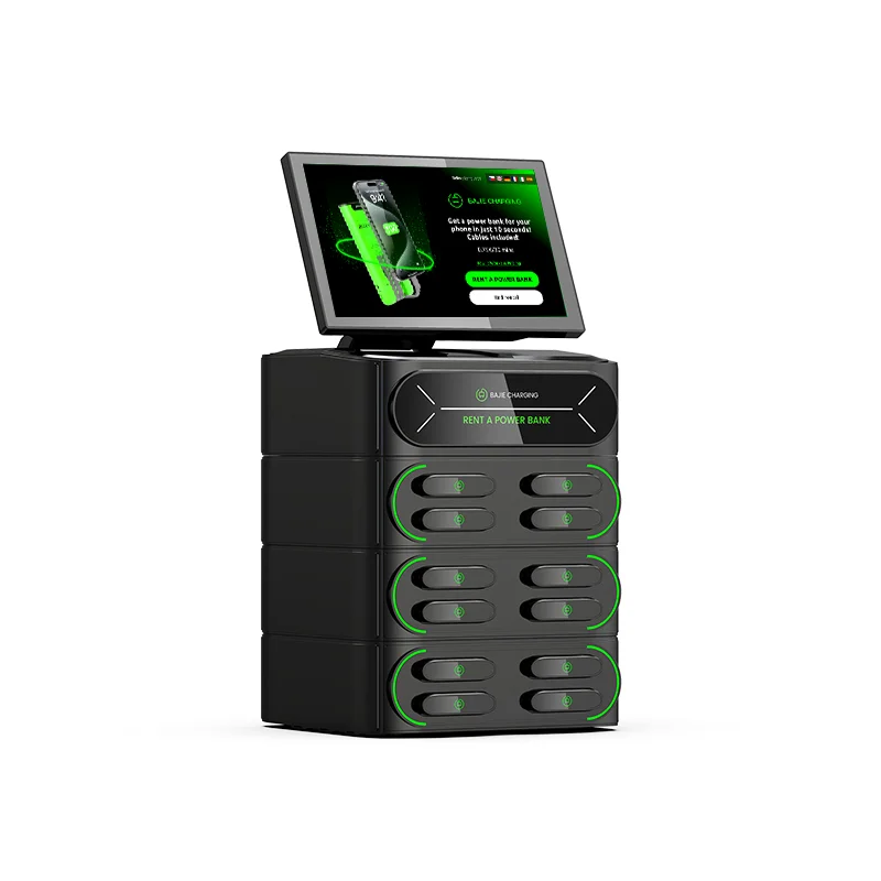 2025 New Trend Business Passive Income 12 Slots Stackable Customizable Portable Charger Vending Machine Kiosk For Commercial
