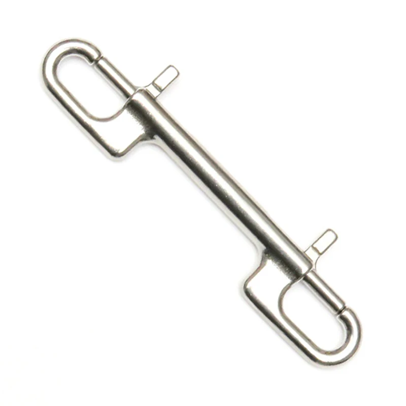 RTENTE-Diving Hook Stainless Steel Double Ended Bolt Snap Hook For Scuba Diving Pet Leash Camera Strap Keychain Hammock