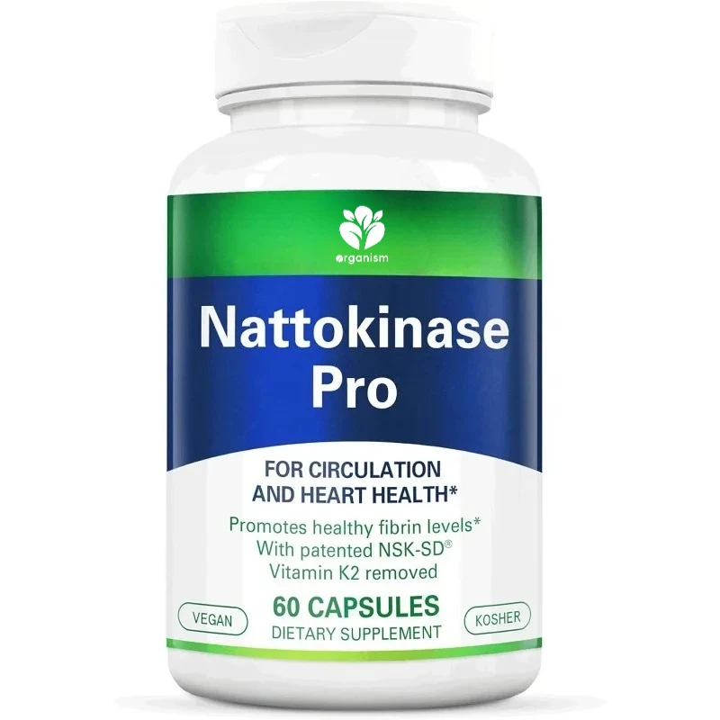 

Nattokinase Pro с NSK-SD, веганским и кошерным, 60 капсул