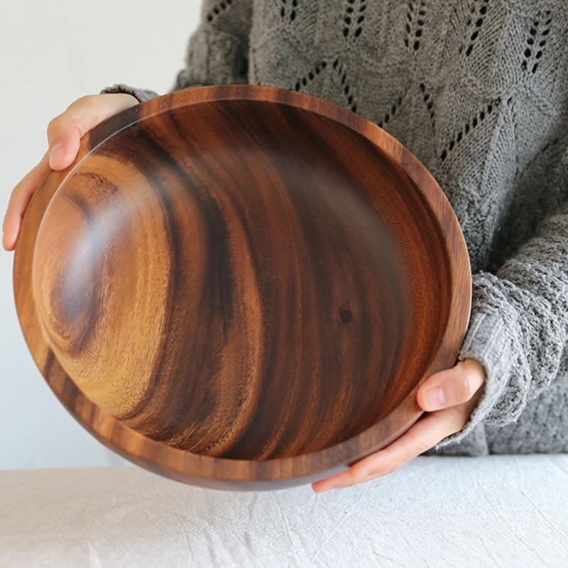 Wood Serving Trays Storage Trays Dessert Dinner Breads Fruit Snacks Food Display Dishes Tray for Kitchen 5 Styles Choose