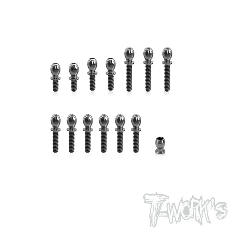 

Original T works TP-171 64 Titanium Ball End set ( For Xray XB2C'23 )14pcs.professional Rc part