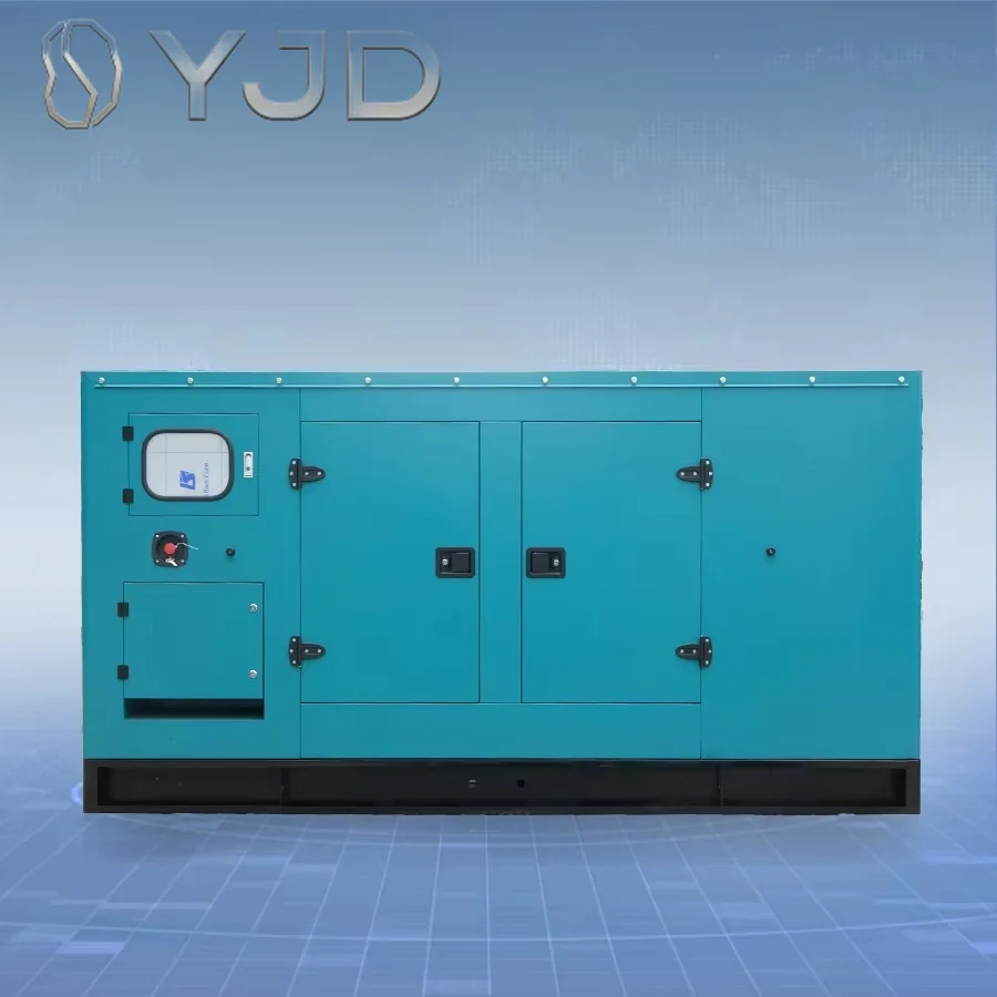 120kW Portable Silent Diesel Generator Set with Soundproof Canopy 400V 50/60Hz AC Single Phase Output