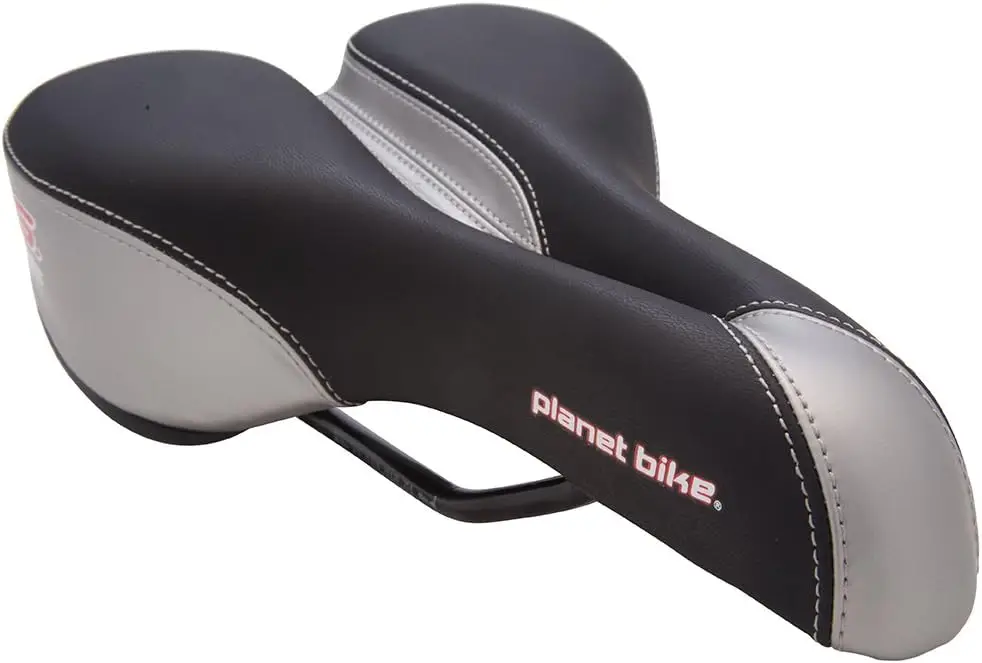 

A.R.S. Classic bike seat - men's (black & silver)