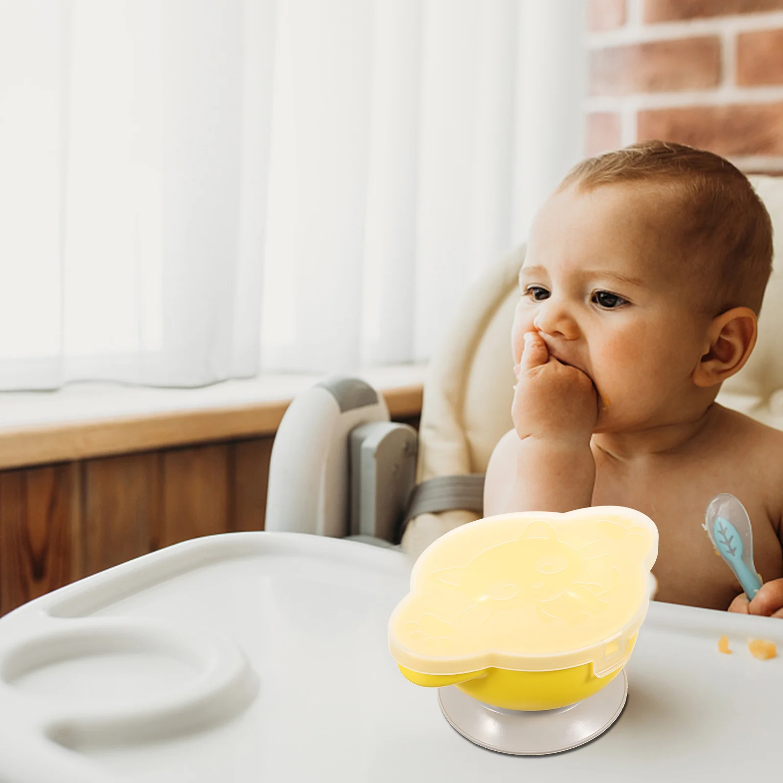 

Anti Fall Suction Bowls for Baby Unisex Silicone Feeding Plate Small Bowl Set Kids Feeding Utensil Dinnerware