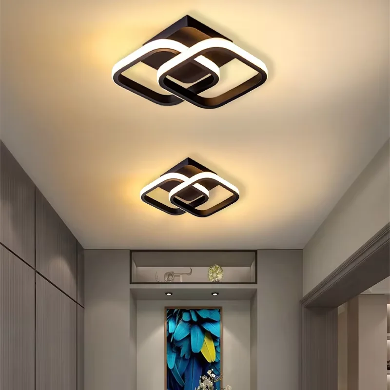 

LED Ceiling Light Round Three Color Dimmable Surface Mount 220V Bedroom Living Dining Room Lamp Modern Home Decor Luxury Fixture