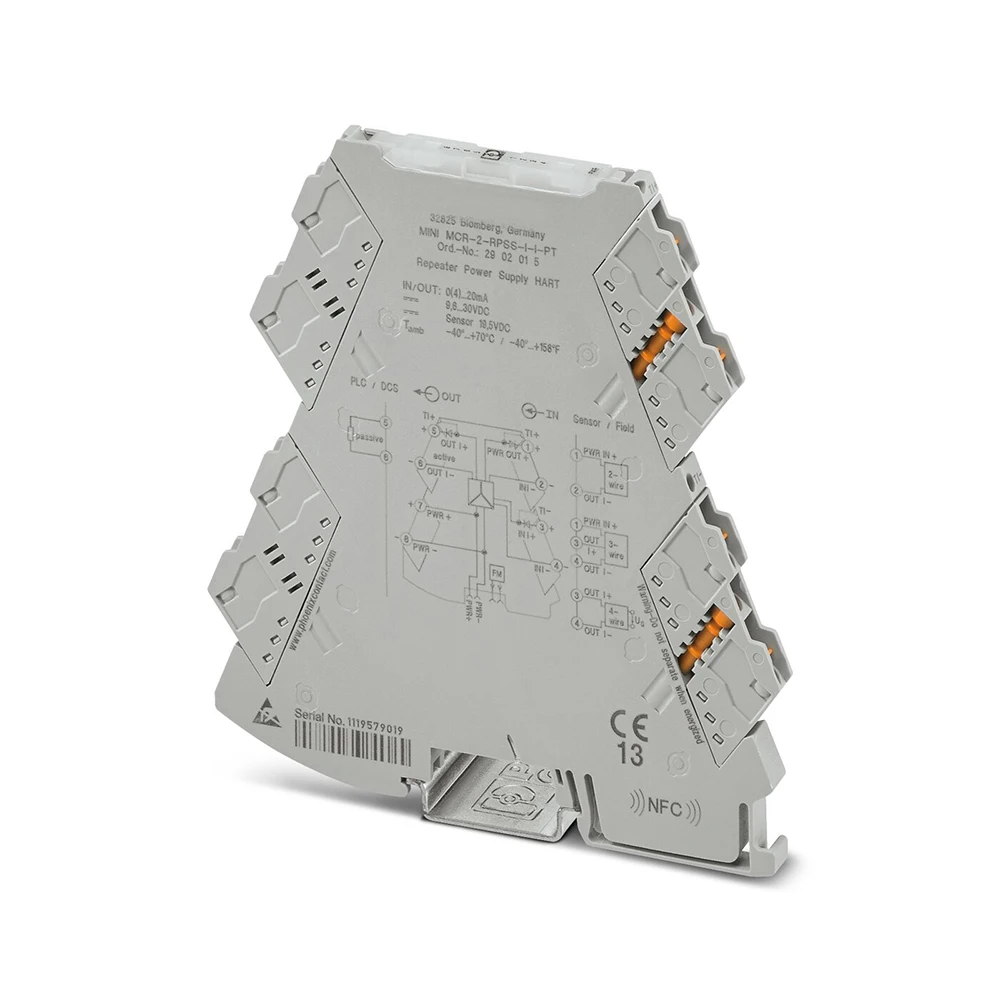 Repeater Power Supply 2902015 MINI MCR-2-RPSS-I-I-PT 3-Way Repeater Power Supply Signal Conditioner