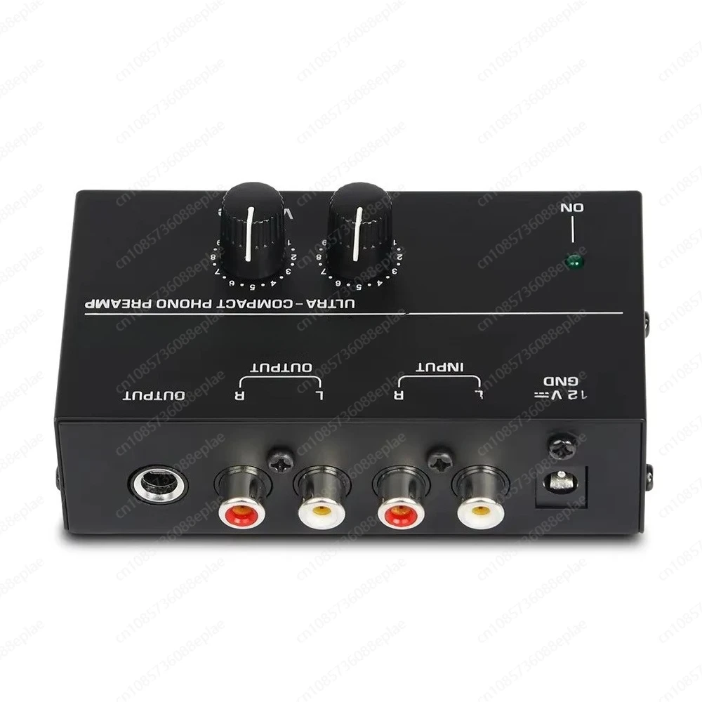 Mini Stereo Headphone Amplifier - Portable 4-Way Preamp for High-Resolution Audio & Sound Upgrade