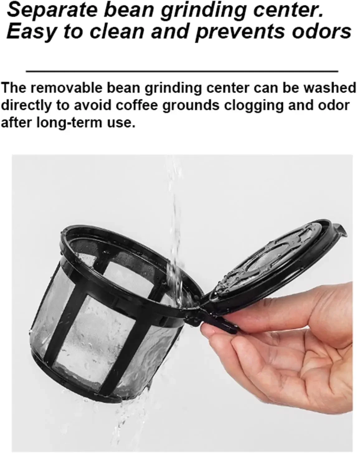 Macinacaffè espresso regolabile incorporato a 3 livelli Caffettiera in acciaio inossidabile Caffettiera automatica per caffè espresso