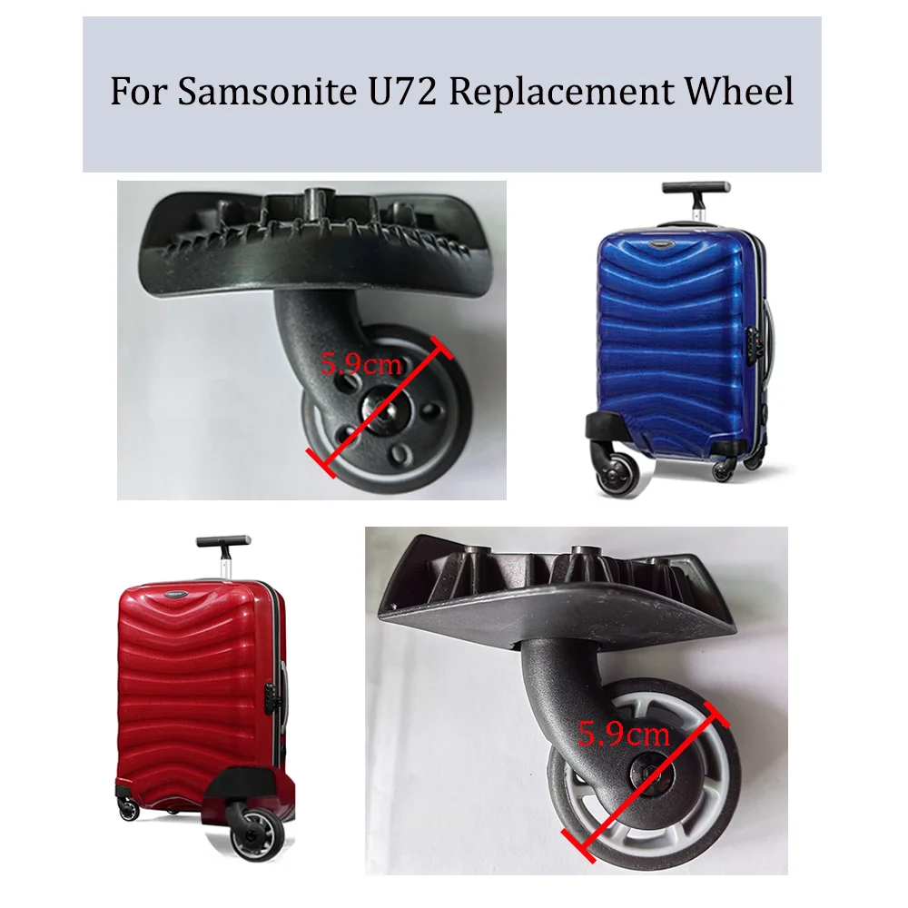 Substituição Rollers Kit para Trolley Case, rodas universais, adequado para Samsung U72, Jy-105, Jy-106, Jy-109, Jy-110