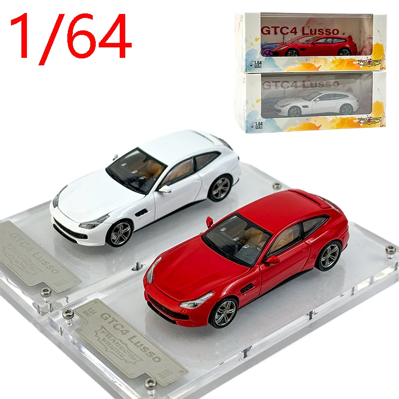 

Diecast 1/64 Scale Ferrari Alloy Car Model Ferrari GTC4 Lusso Play Vehicles Original Box
