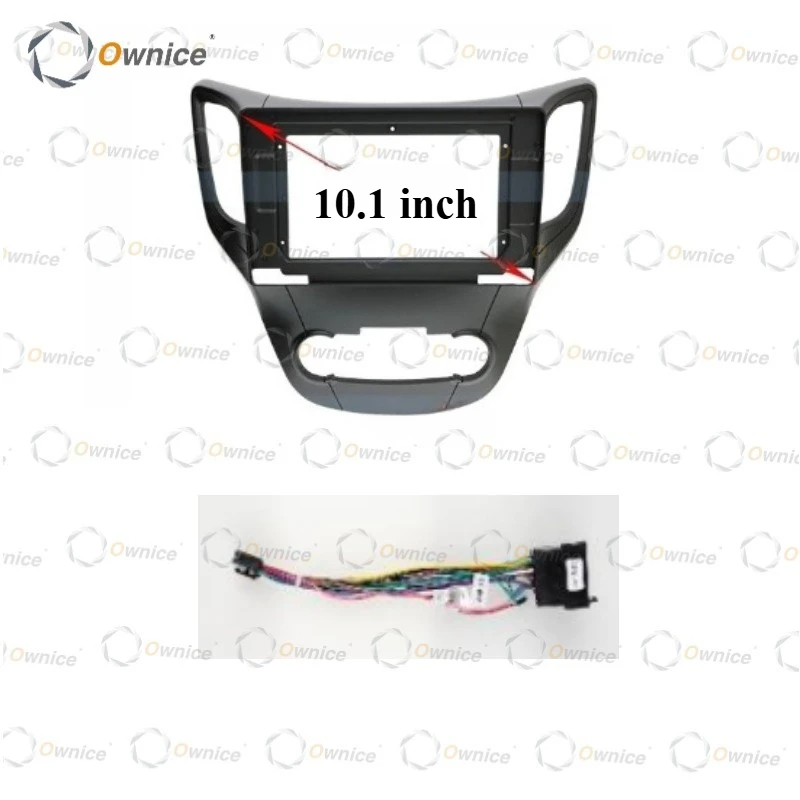 Ownice 10 para CHANA CS35 2013-2017: Painel Frontal de Rádio Android, Estéreo, Tela de Áudio e Vídeo, e Chicote de Cabos