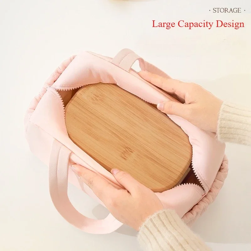 Hot Sale Large Lunch Bag Women Waterproof Concise Convenient Fresh Cooler Bags Thermal Breakfast Food Box Portable Picnic Travel view 5
