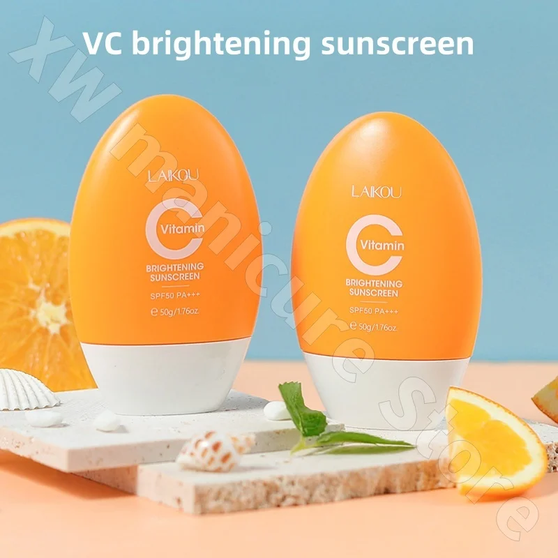 

LAIKOU C Isolation Sunscreen 50g Moisturizing Moisturizing Brightening Skin Tone Long-lasting Waterproof Sweatproof UV Rays