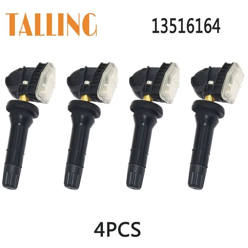 13516164 4PCS TPMS Tire Pressure Sensor for Buick Allure Envision Encore Cadillac Chevrolet Silverado Caprice GMC Canyon Saab