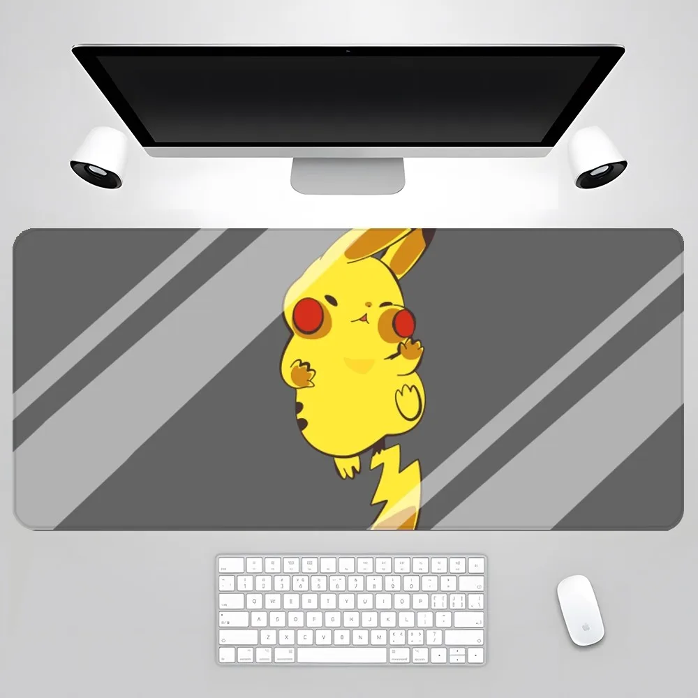 Pokemon Pikachu Mouse Pad Gamer Pc Gaming Accessories Rubber Mat XXL Deskmat Mats Keyboard Cabinet Mause Laptops