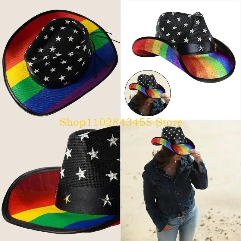 

49mc Vintage Star Trim homburg Panama Hat nker ляпа