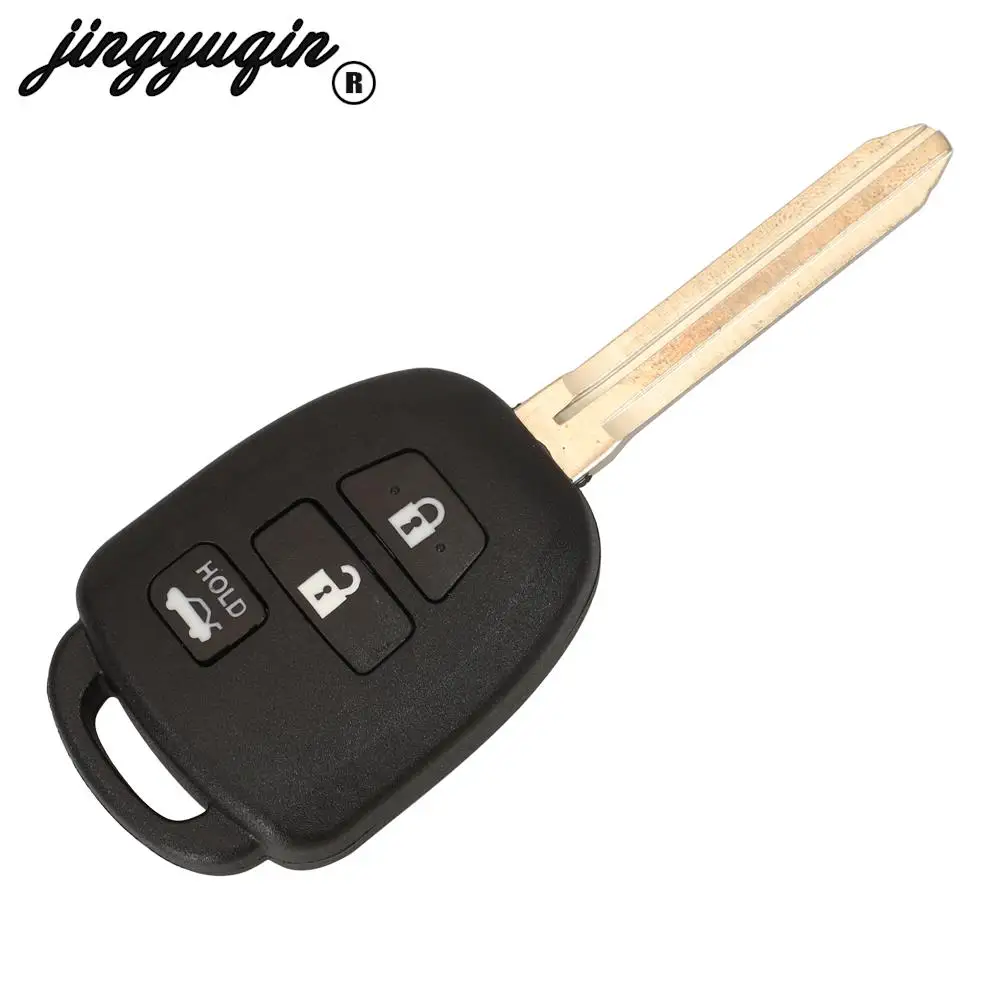 jingyuqin GQ4-52Tfor Toyota Rav4 2013-2018 Remote Smart Car Key 314Mhz H Chip / G Chip TOY43 Blade Fob Replacement