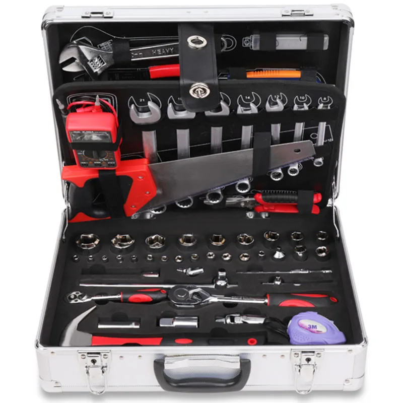 Multifunctional Electrician Tool Bag Hard Case Aluminium Tool Case Screwdriver Garage Accessories Cajas De Herramientas Box