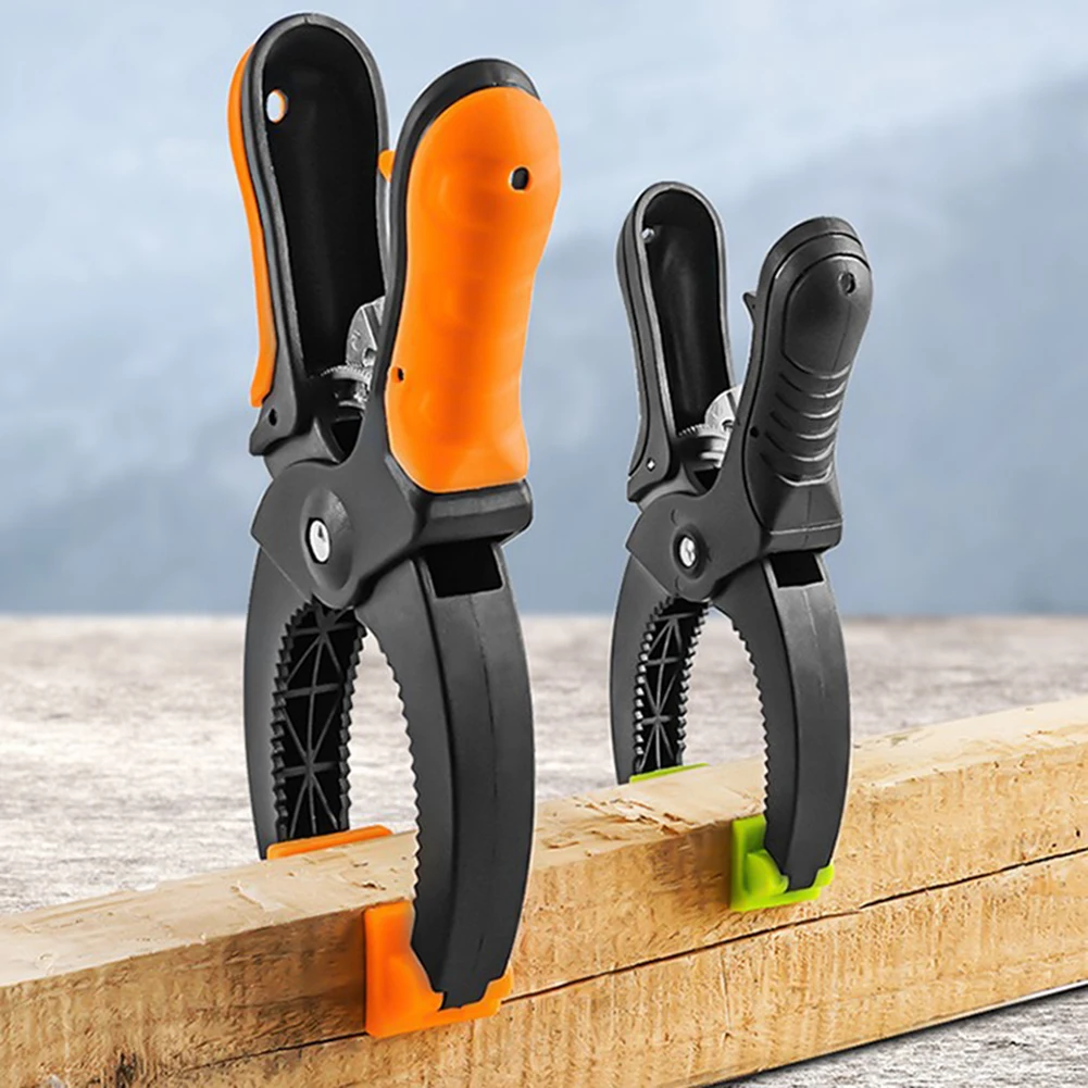 4pcs/set Heavy Duty Spring Clamp 0-50mm Clamping Range For Woodworking Clamps Hand Tools Parts Accessories