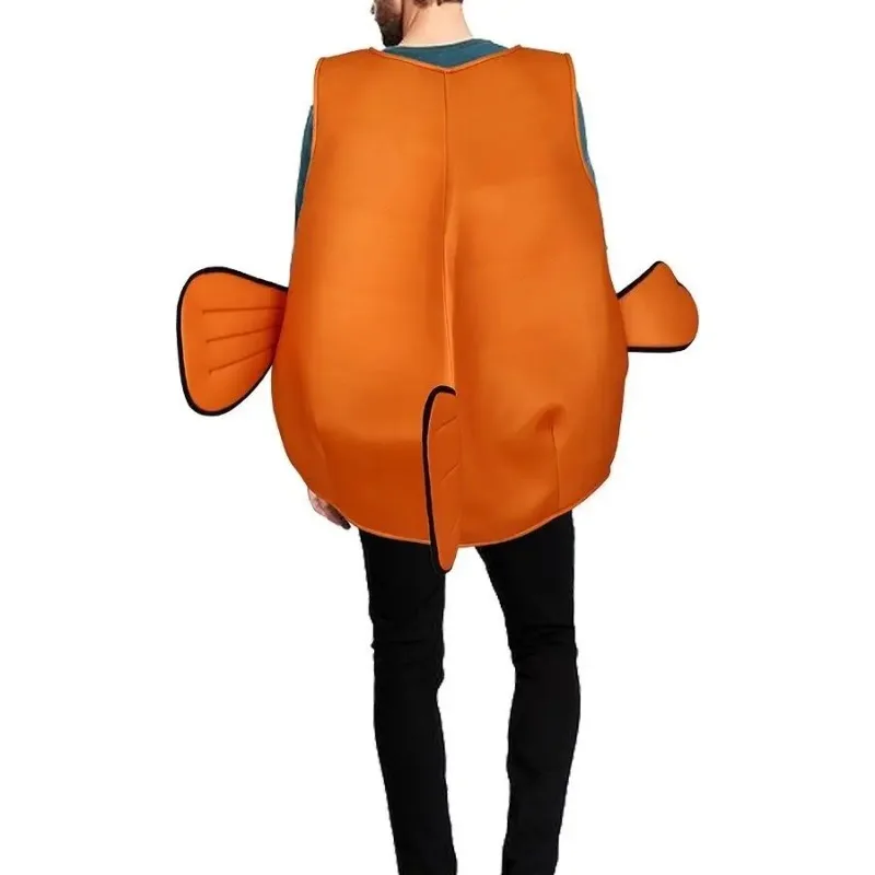 Combinaison en mousse pour adulte, costume de cosplay animal poisson-clown Nemo, costume amusant de cosplay Nemo et Dory pour femmes et hommes