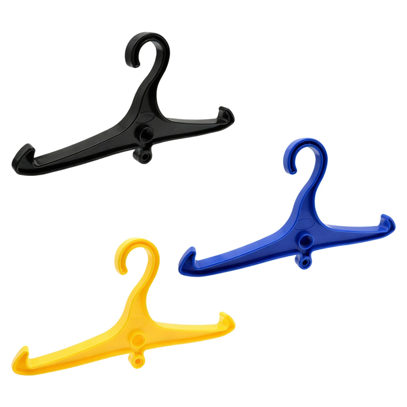 Scuba Diving BCD Hanger with DIN Thread Side Hanging Vest Drying Rack Anti Slip Scuba Diving Drysuit Hanger Dive Accessories